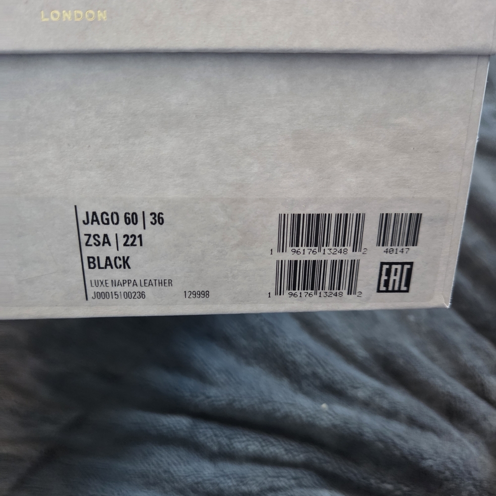 BNIB Jimmy Choo Black and Gold Sandals - Picture 12 of 14